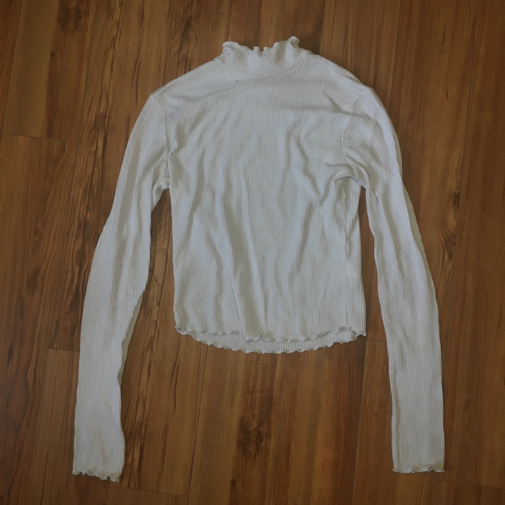 Ribbed turtle neck